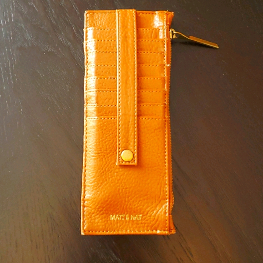 Matt & Nat wallet- vegan leather (camel color)